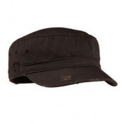 District Threads Distressed Military Style Twill Hat. Dt605