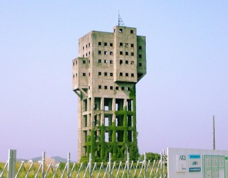 The Winding Tower Shime Coal Mine in Japan